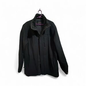 Banana Republic Men's Classic Black Wool Jacket